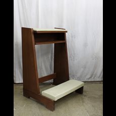 Single Padded Kneeler w/ Book Rack SKU C061-041